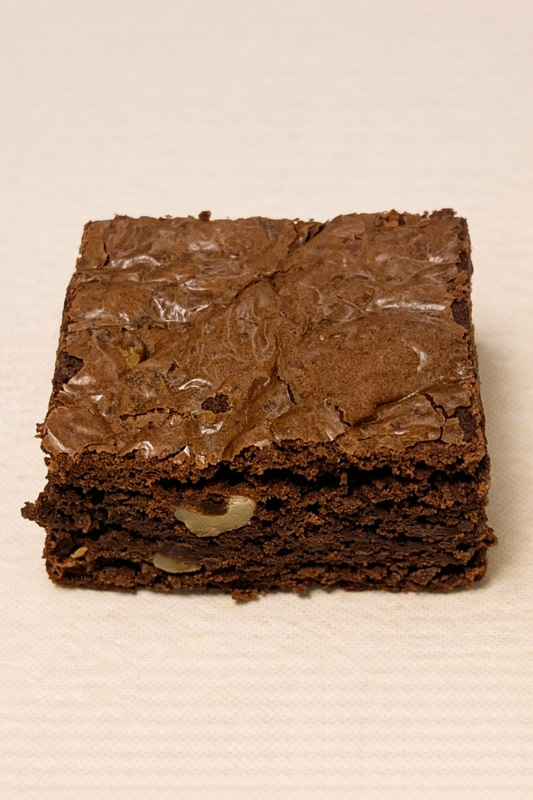 Brownie com Pedaçinhos de Nozes